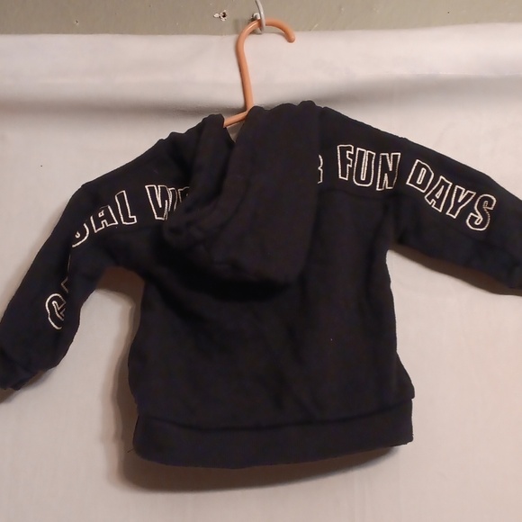 Zara Black Crew Neck Sweatshirt 9-12 Months - Picture 3 of 6
